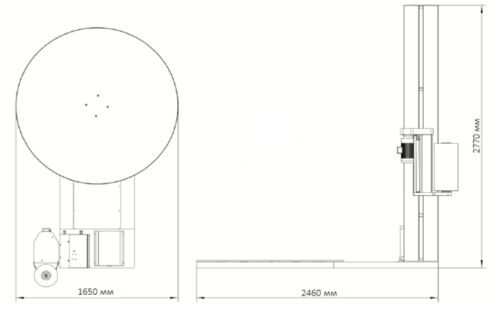 Фото товара: Паллетообмотчик Packman K120 d.1650 h.2400