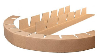 Фото товара: Уголок защитный картонный сгибающися (с высечкой)